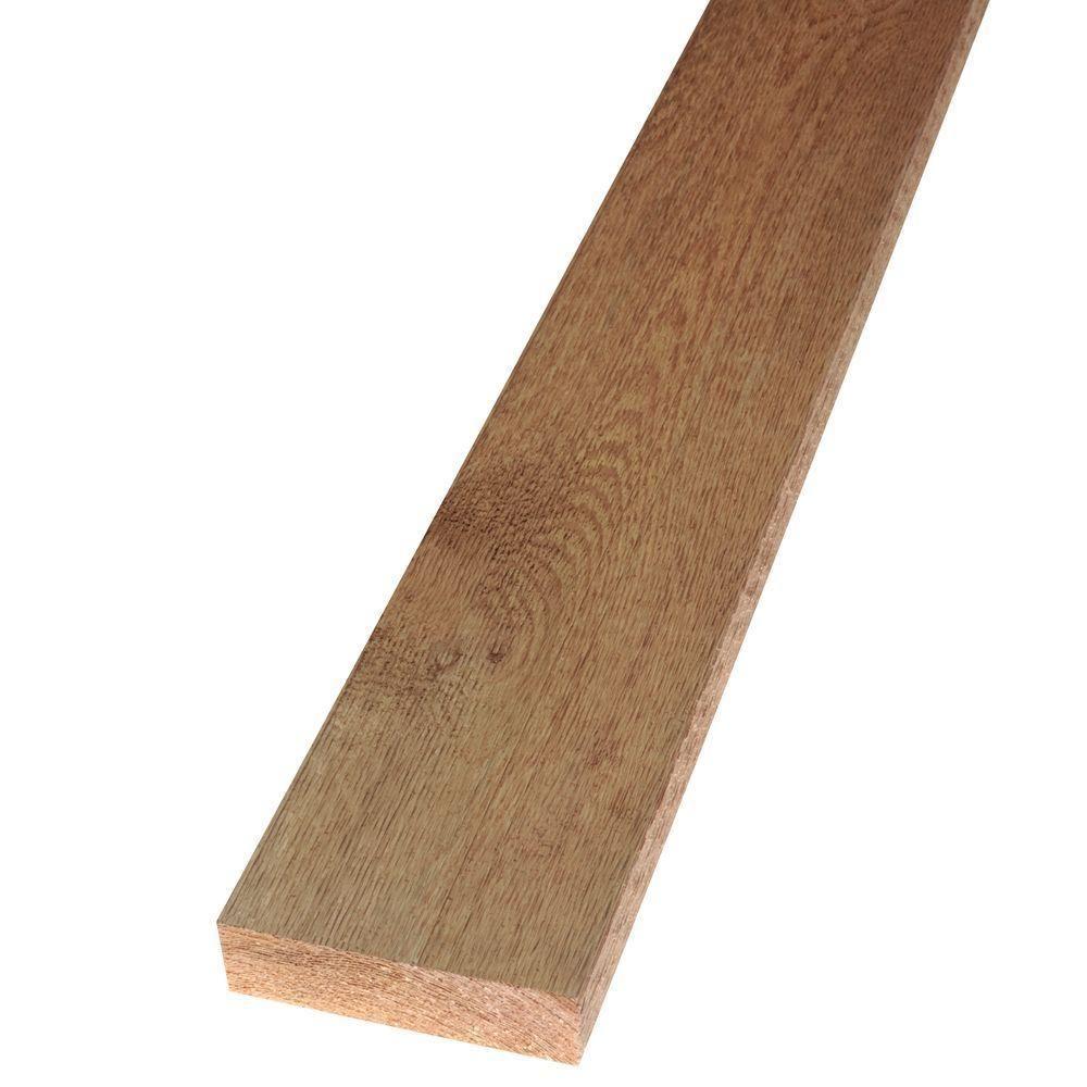 Outdoor Essentials 1 in. x 4 in. x 3-1/2 ft. Western Red Cedar ...