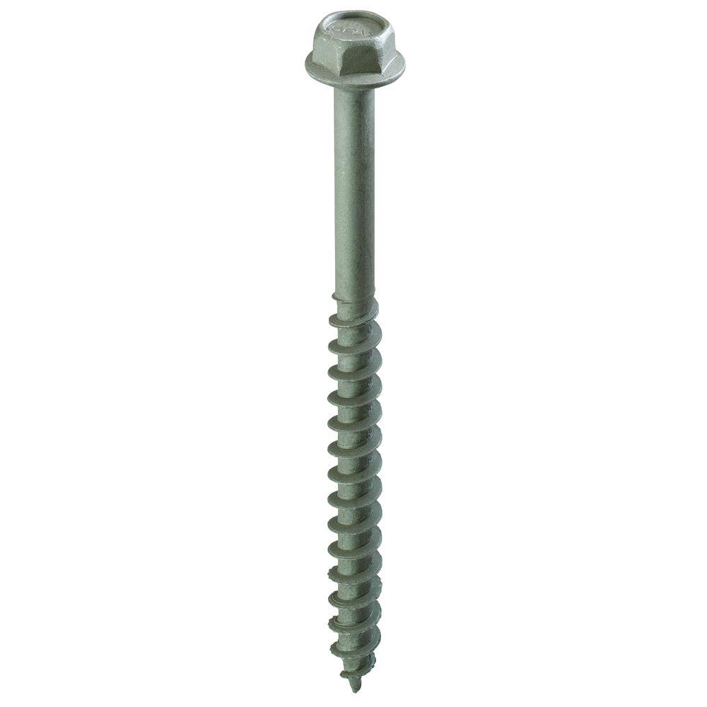 Everbilt 1/2 in. x 6 in. Galvanized Hex Lag Screw-803996 - The ... Everbilt 1/2 in. x 6 in. Galvanized Hex Lag Screw-803996 - The ...