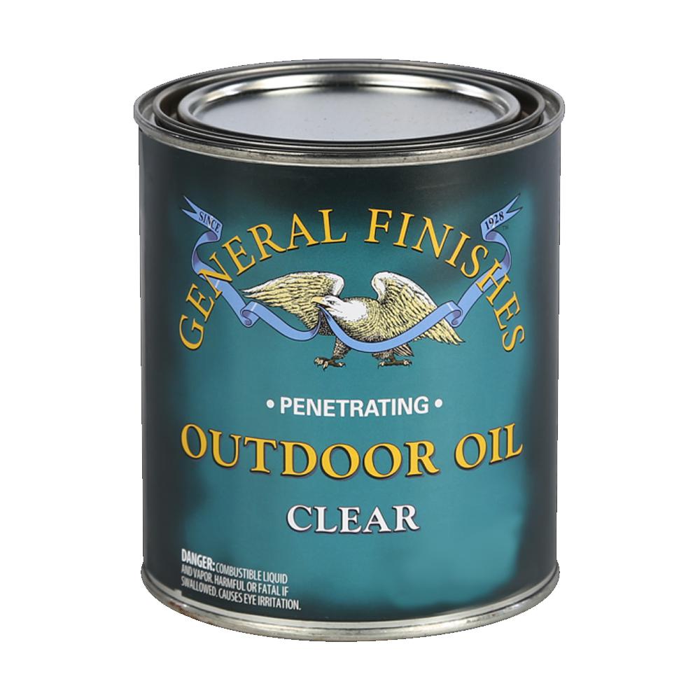 General Finishes 1 qt. Clear Outdoor Wood OilGF.QTOC The Home Depot
