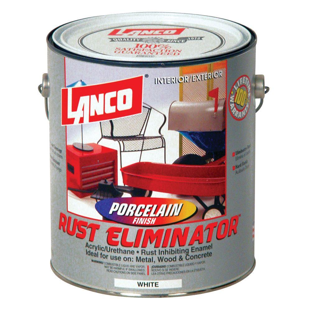 Lanco Rust Eliminator 1 Gal. AcrylicUrethane White Interior/Exterior