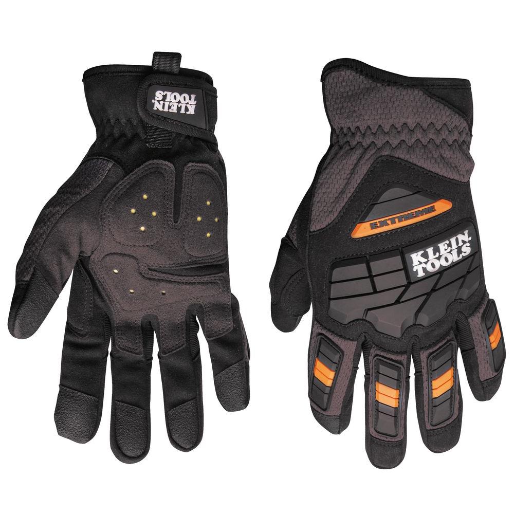 klein leather gloves