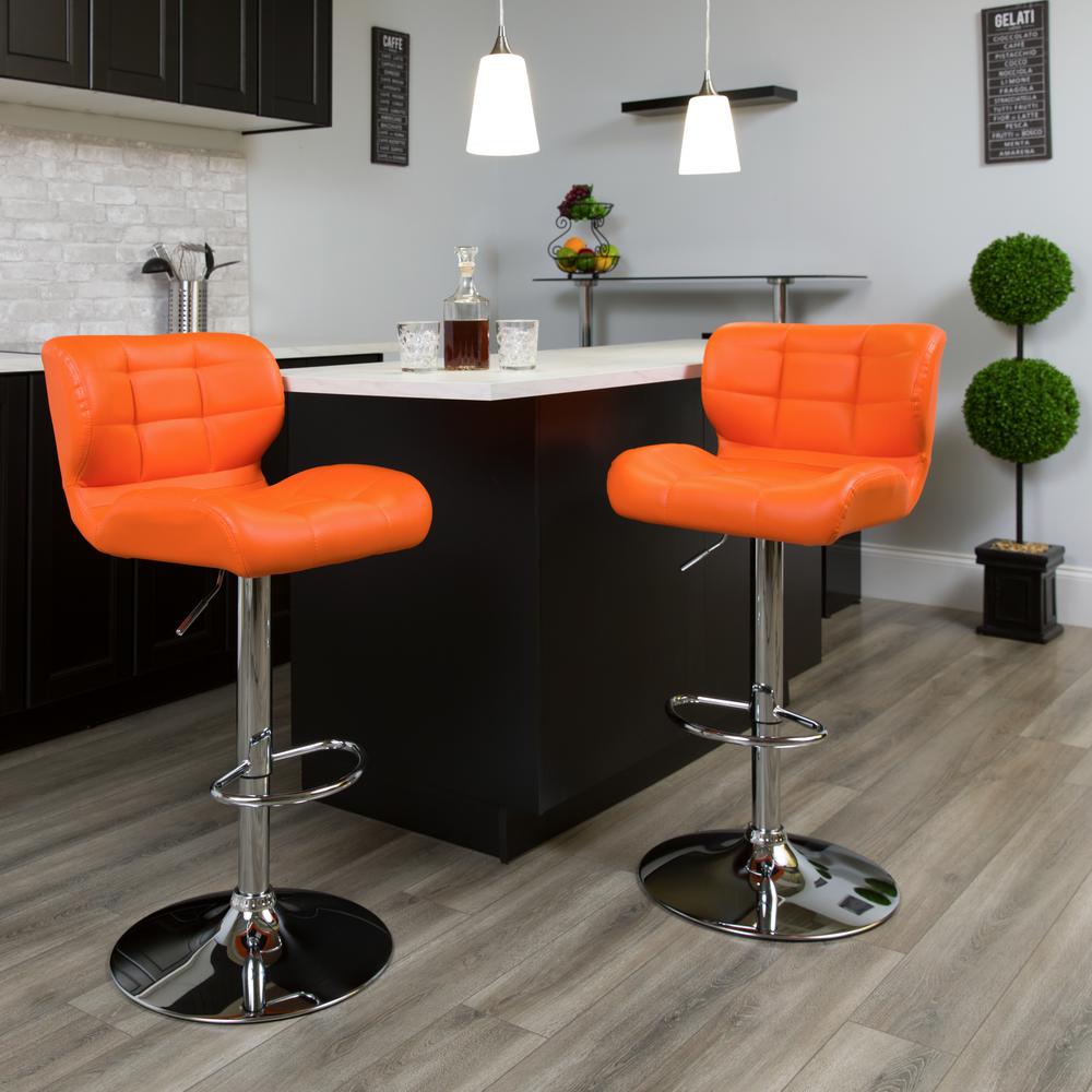 Orange Flash Furniture Bar Stools Sdsdr2510or 64 600 