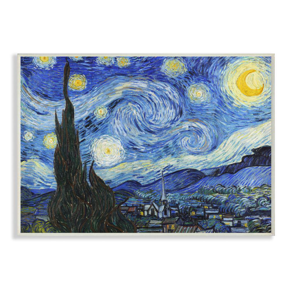 The Stupell Home Decor Collection 10 In X 15 In Van Gogh Starry