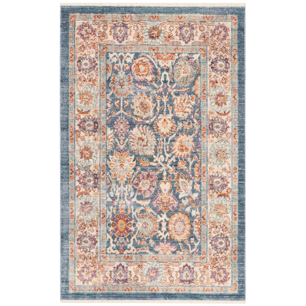Safavieh Illusion Blue Cream 3 Ft X 5 Area Rug Ill710m The Safavieh Illusion Blue Cream 3 Ft X 5 Area Rug