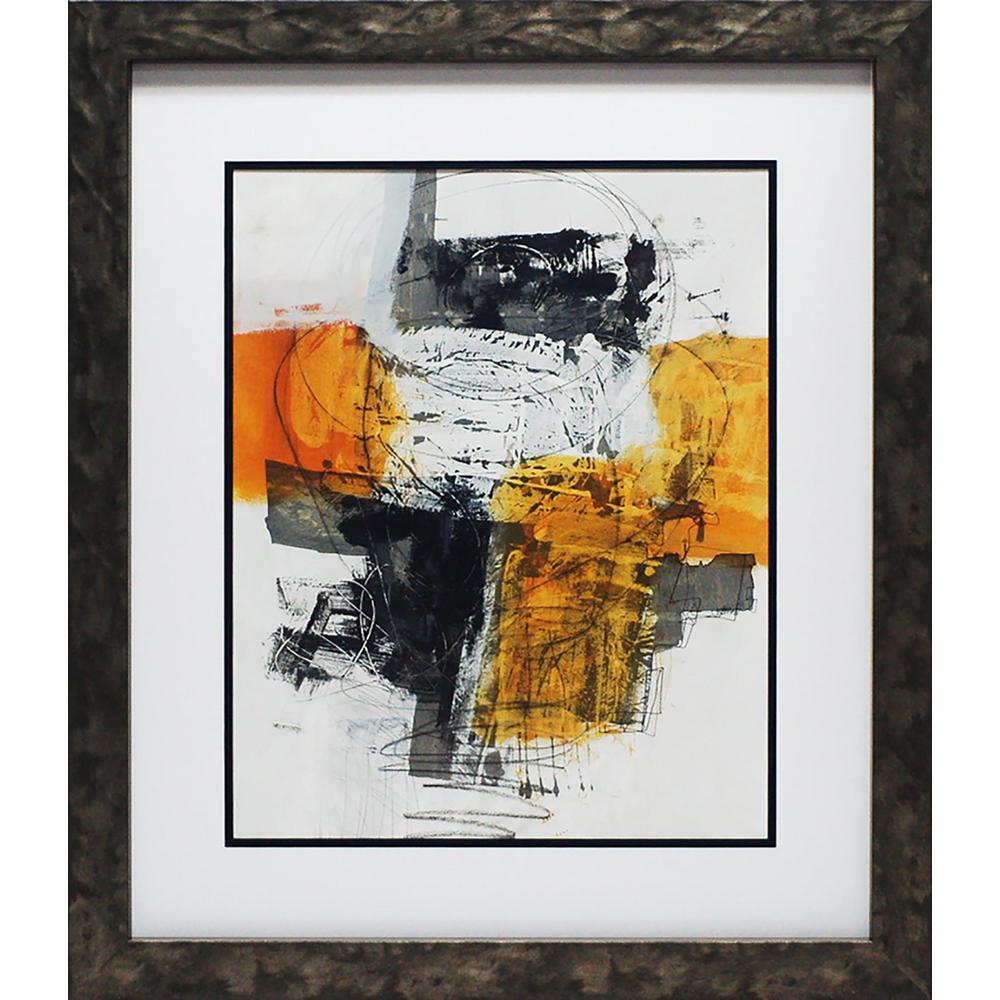 29 In X 25 Action I Printed Framed Wall Art N1828 The Home Depot