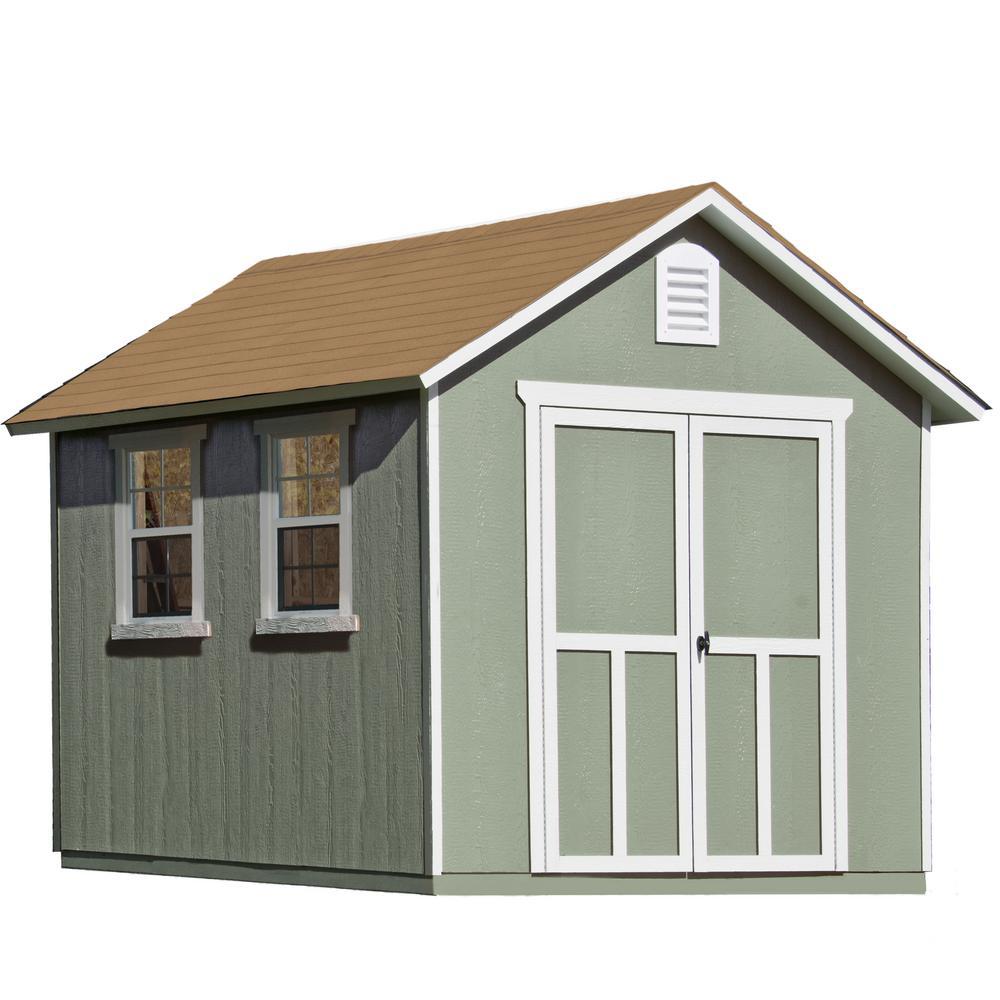 Tuff Shed Installed Tahoe 8 ft. x 10 ft. x 8 ft. 6 in. Painted Wood ...