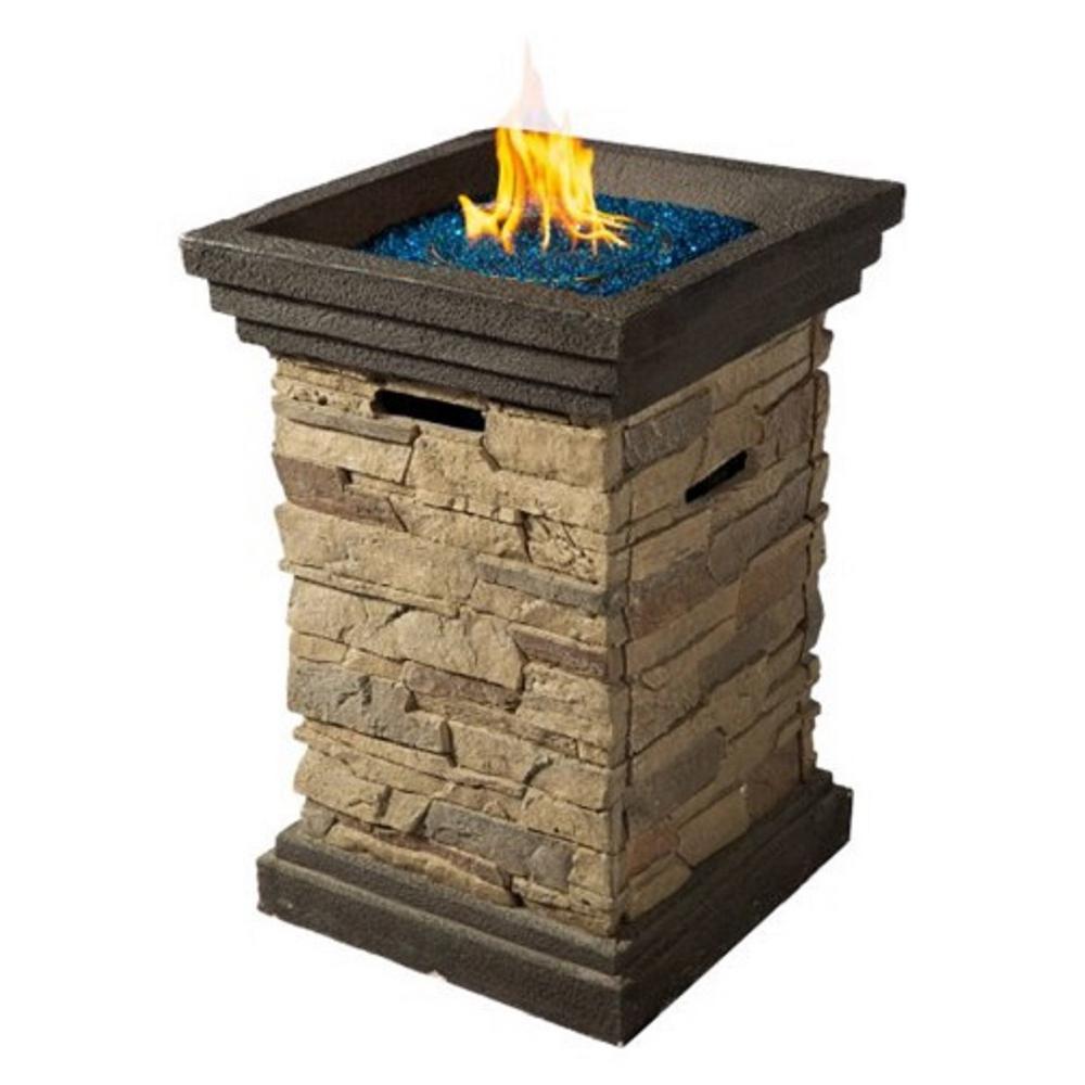 20 In W X 29 Light Mgo Culture Stone Propane Side Fire Pit 20 In W X 29 Light Mgo Culture Stone Propane Side Fire Pit Table Fp 29402 The Home Depot