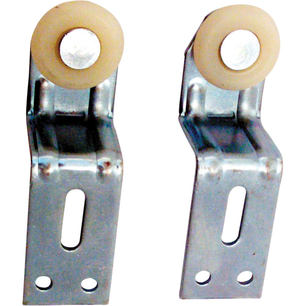 PrimeLine 11/8 in. Back Position TopHung Bypass Closet Door Rollers and Brackets (2Pack)N