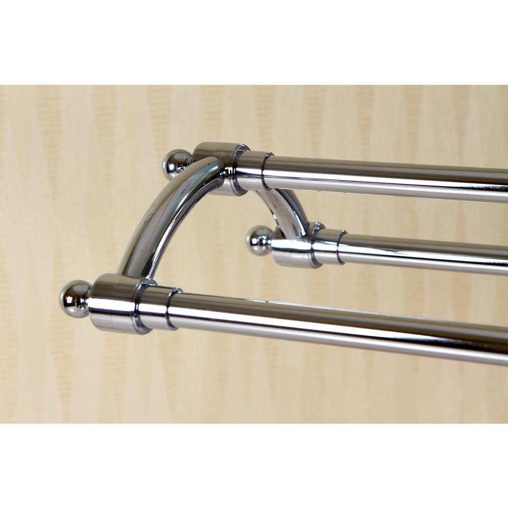 Towel Rack Chrome Stand Pedestal Round Plate Solid Steel Floor Standing Holder 7417875643486 eBay