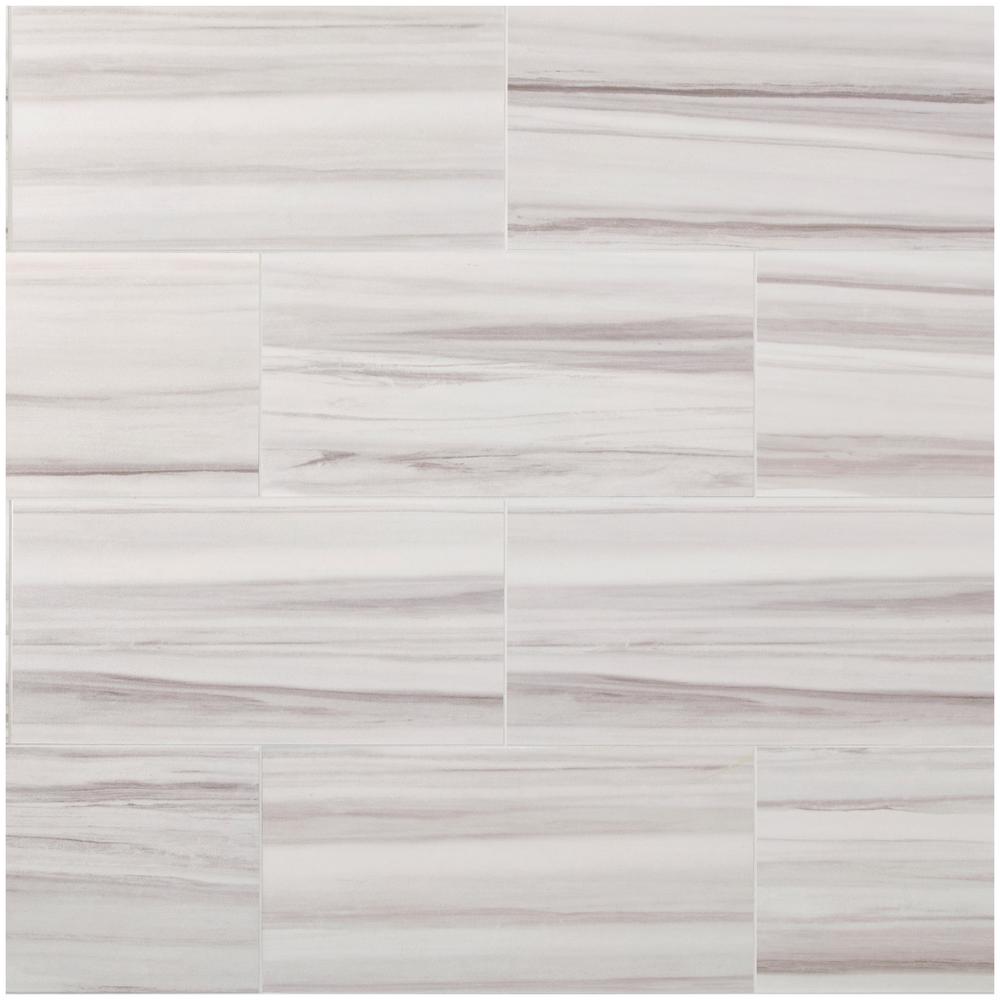 Daltile Glacier White 12 In X 12 In Ceramic Floor And Wall Tile 11