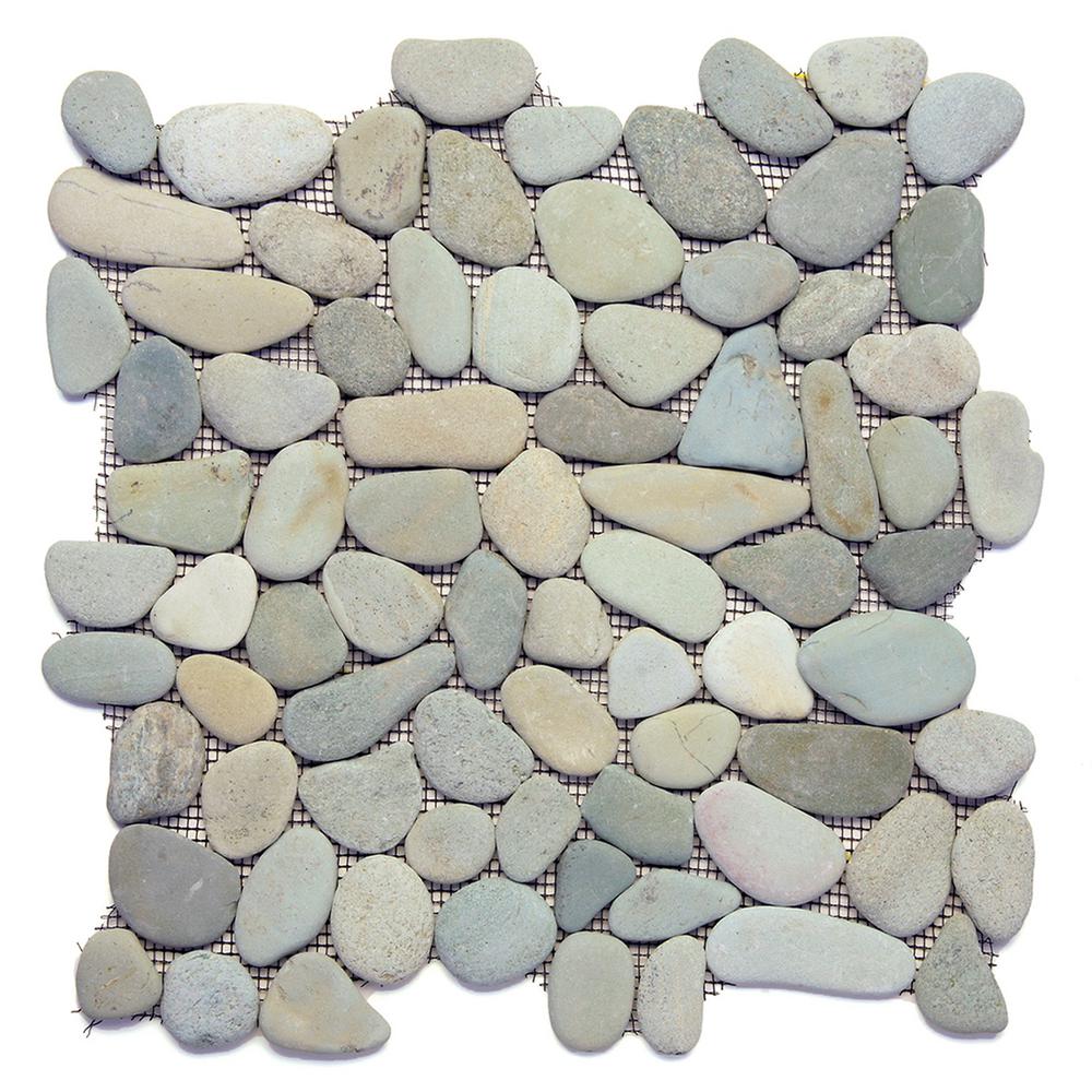 Solistone River Rock Turquoise 12 In X 7 Mm Natural Solistone River Rock Turquoise 12 In X
