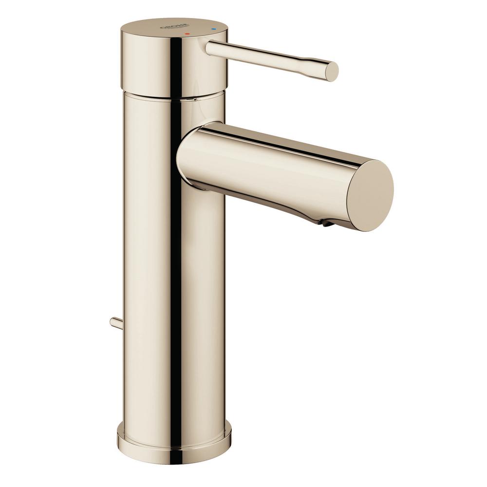 GROHE Essence SSize Single Hole SingleHandle Bathroom Faucet in