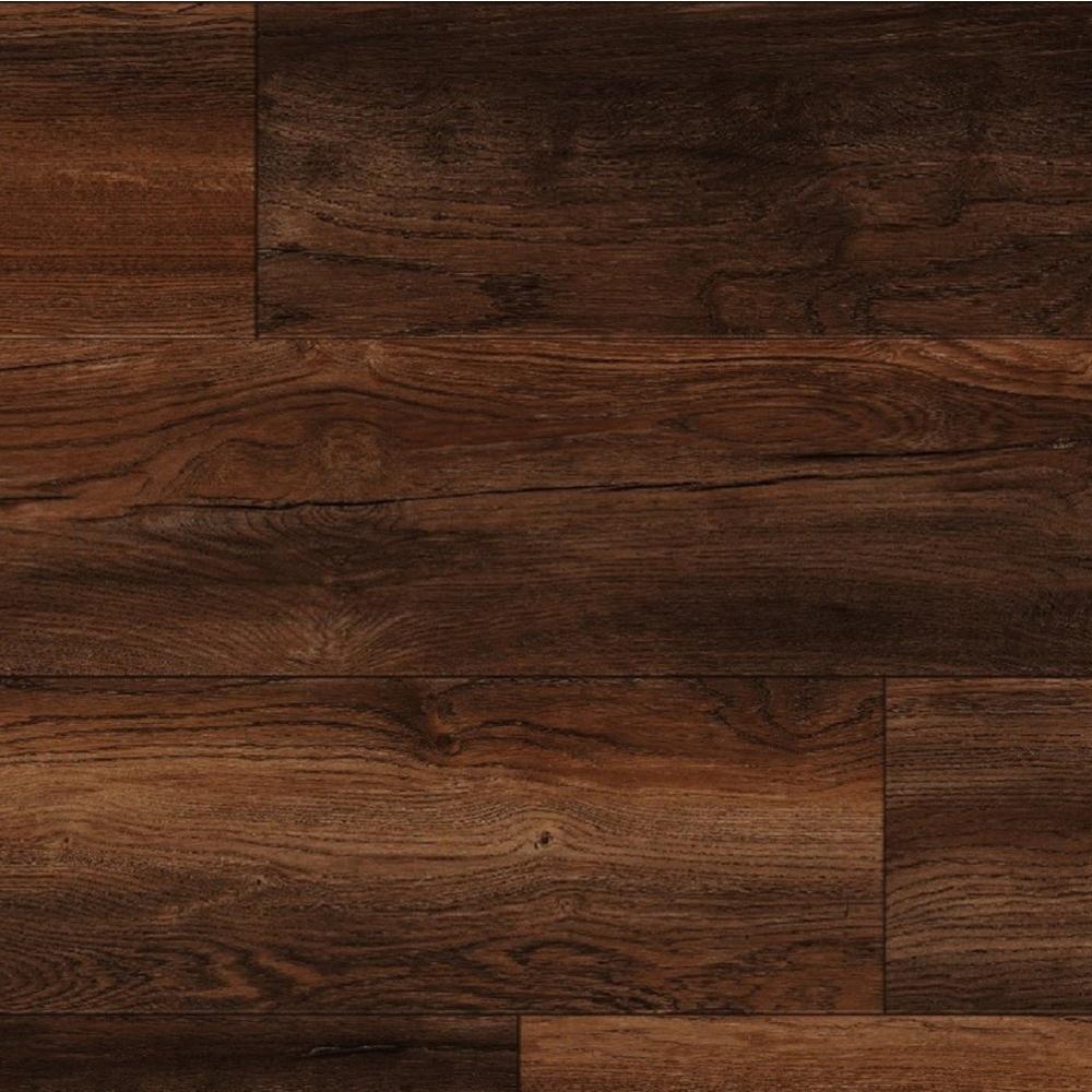 Dark Wood Plank Brown Laminate Wood Flooring