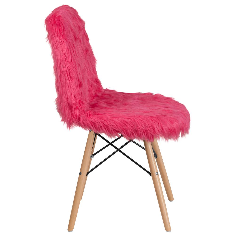 Flash Furniture Shaggy Dog Hot Pink Accent Chair Dl1 The