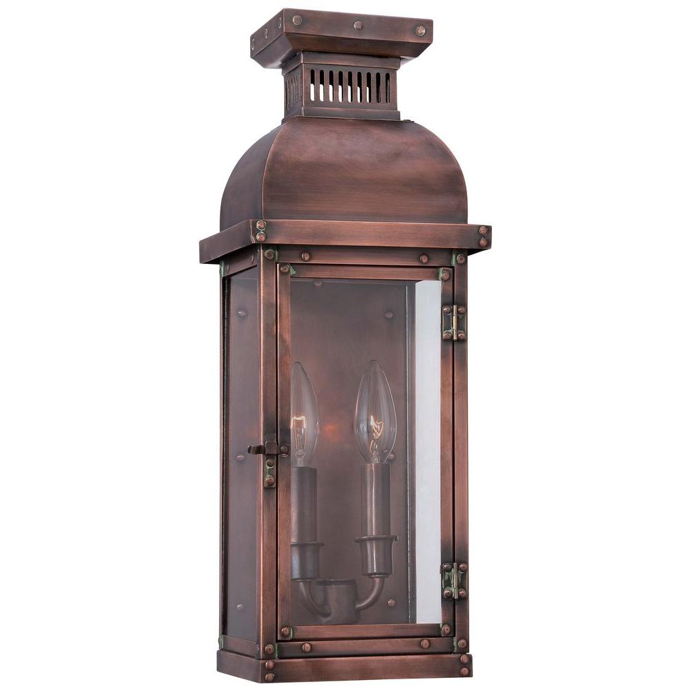 The Great Outdoors by Minka Lavery Copperton 2Light Manhattan Copper Outdoor Pocket Lantern