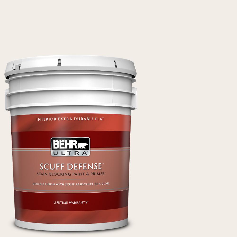BEHR ULTRA 5 gal. RDW10 New House White Extra Durable Flat Interior