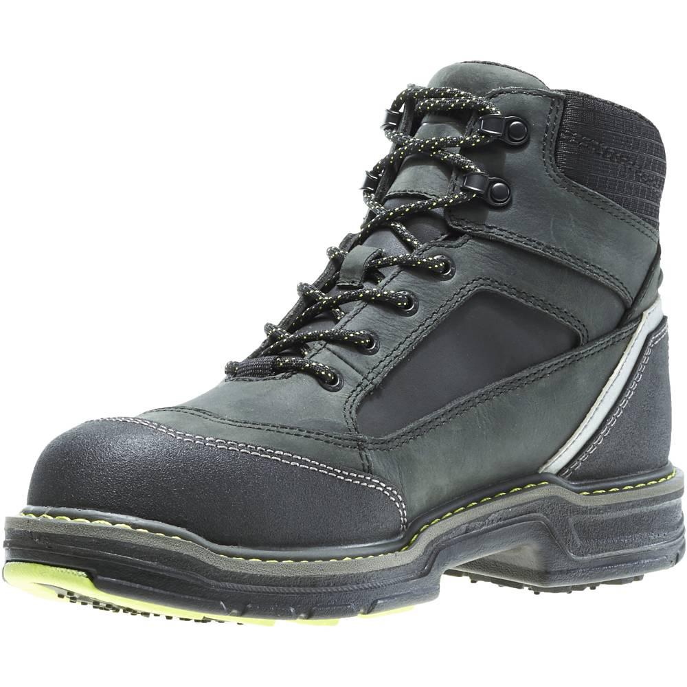 wolverine boots steel toe black