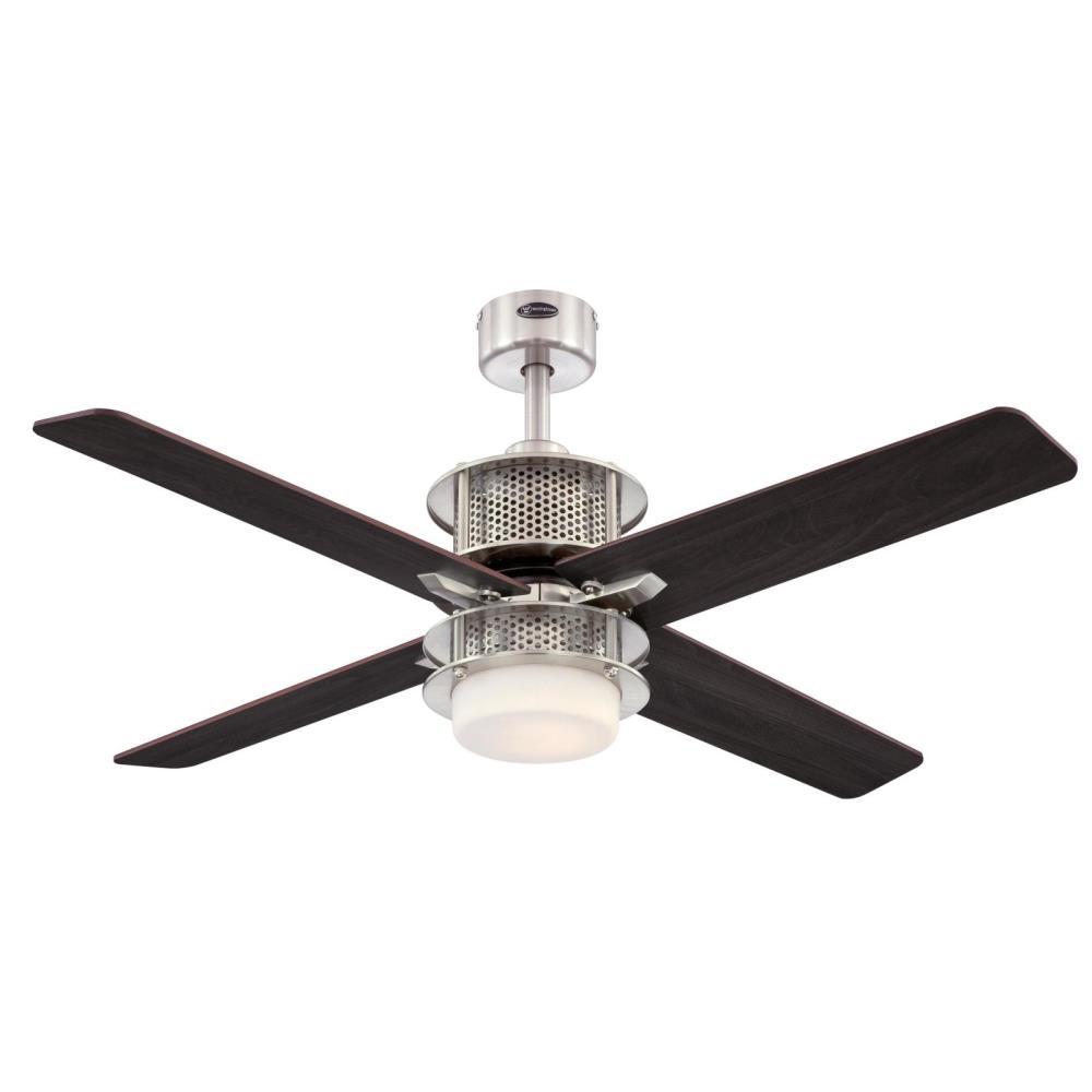 Westinghouse Oscar 48 in. LED Brushed Nickel Ceiling Fan ...