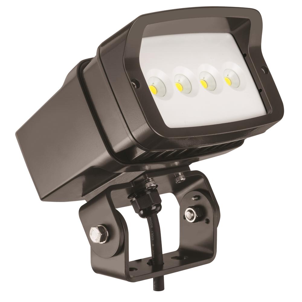 Daylight Landscape Lighting Outdoor The Home Depot Bronze Outdoor Integrated Led 5000k Landscape Flood Light