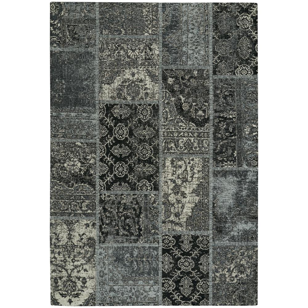 Capel Celestial Patchwork Nickel Ebony 9 Ft X 12 Area Rug