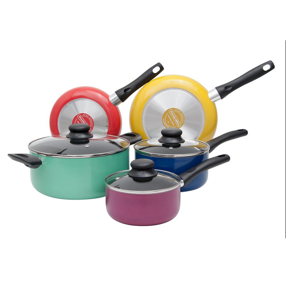 cooking color cookware set