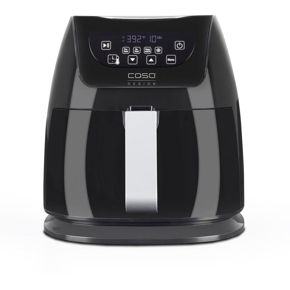 CASO 3.2 qt. Black Air Fryer with Barbecue Accessories