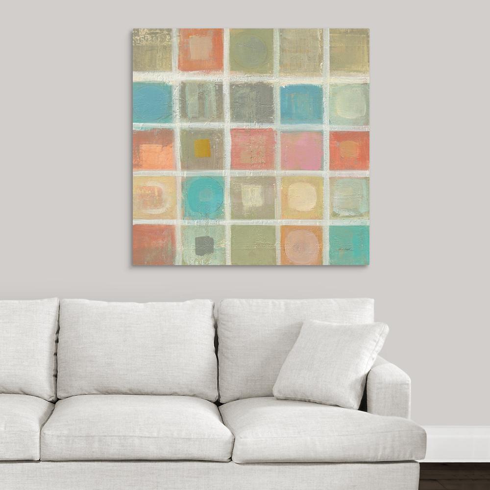 Sea Gl Mosaic Tile I By Silvia Vileva Canvas Wall Art Sea Gl Mosaic Tile I By Silvia Vileva Canvas Wall Art