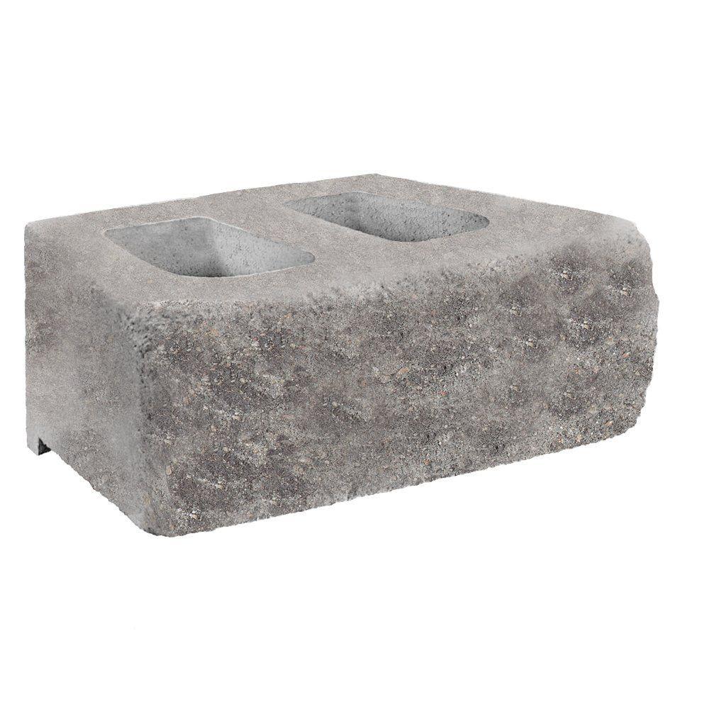 Diamond 10DS 6 in. x 17.25 in. x 10 in. Concrete Charcoal/Gray Garden