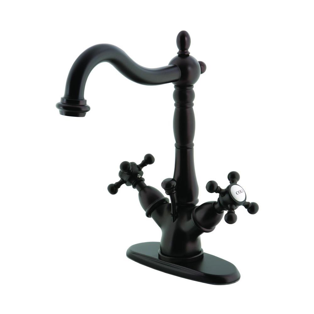 Kingston Br Victorian Single Hole 2 Handle Bathroom Faucet In Oil Kingston Br Victorian Single Hole 2 Handle Bathroom Faucet In Oil Rubbed Bronze Hks1435px The Home Depot