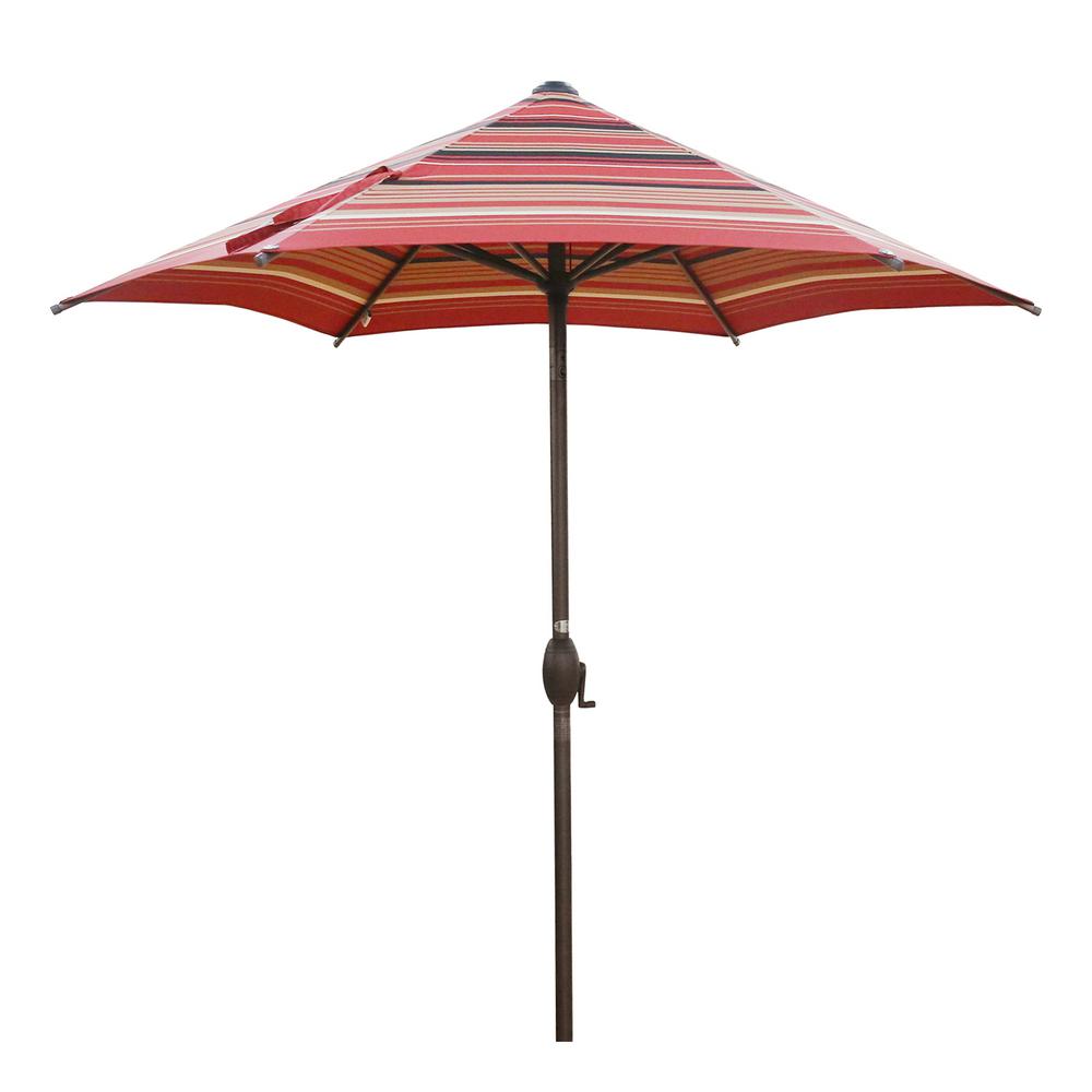 Abba Patio 71/2 ft. Round Outdoor Market with Push Button Tilt and