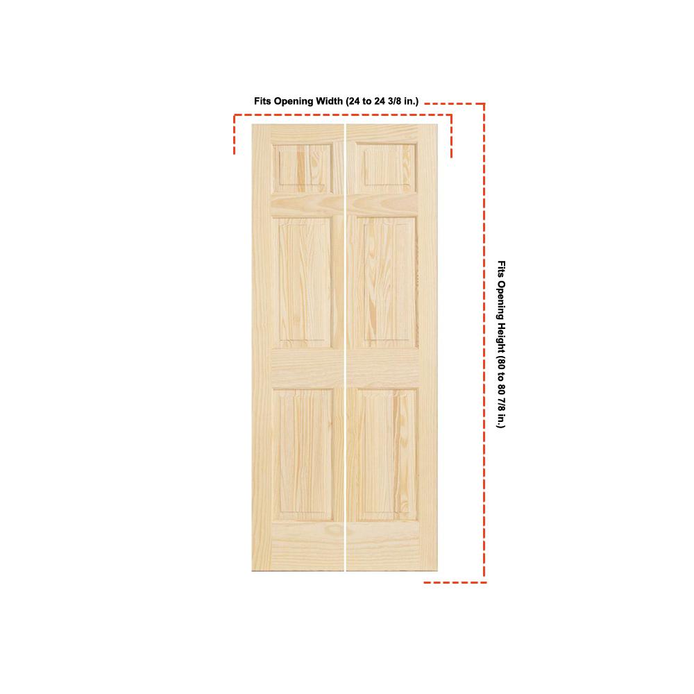 Interior White 6 Panel Bifold Doors