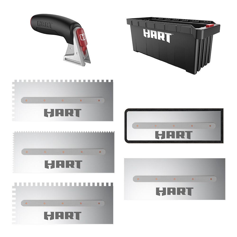 HART QuickTatch 5Tool Combo Kit with Handle and Storage BoxHQTC003