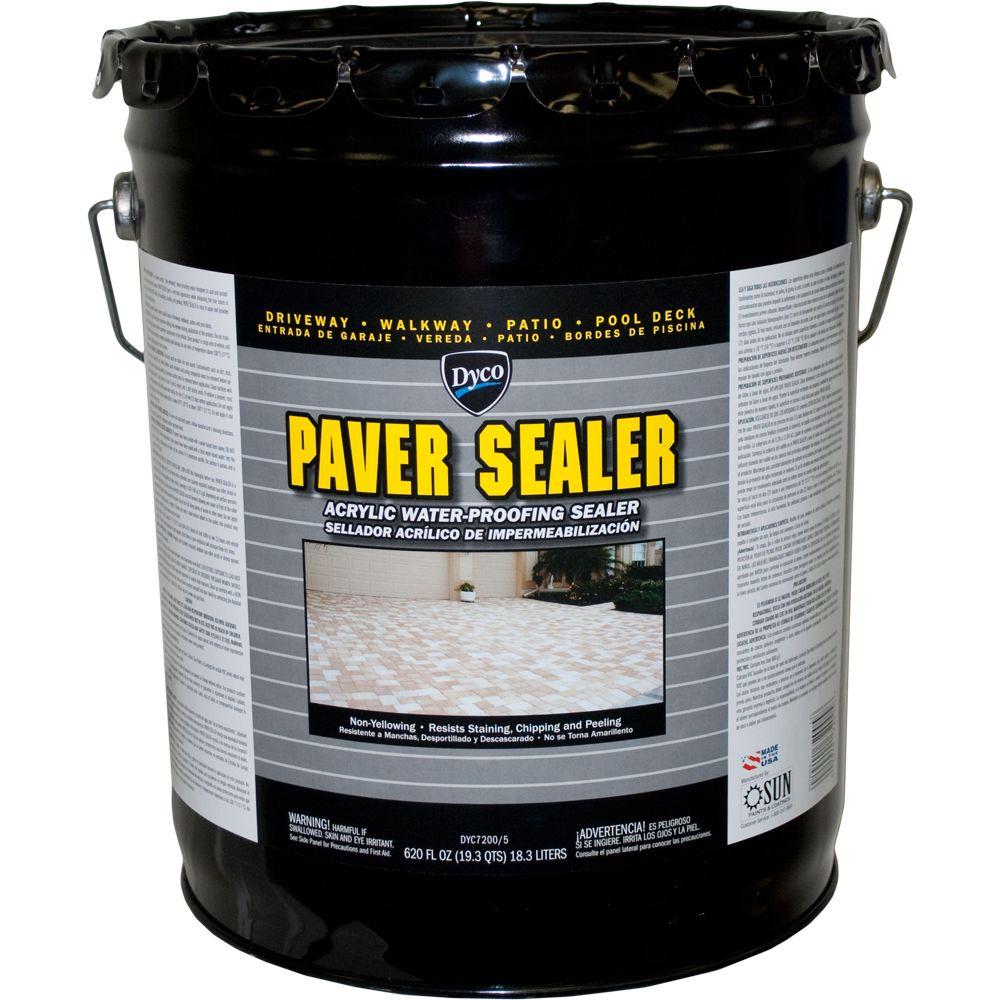 Dyco Paints Paver Sealer 5 gal. 7200 Clear Gloss Exterior Solvent
