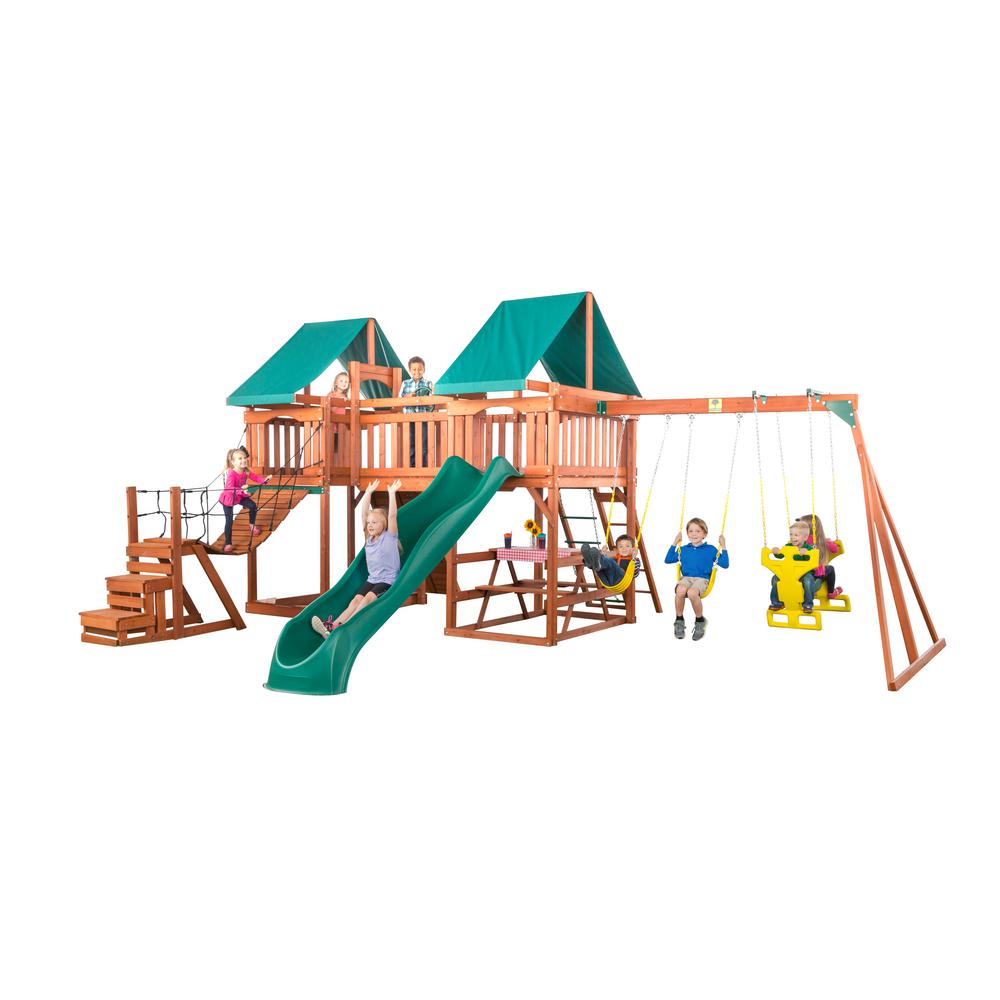 outdoor playset installation