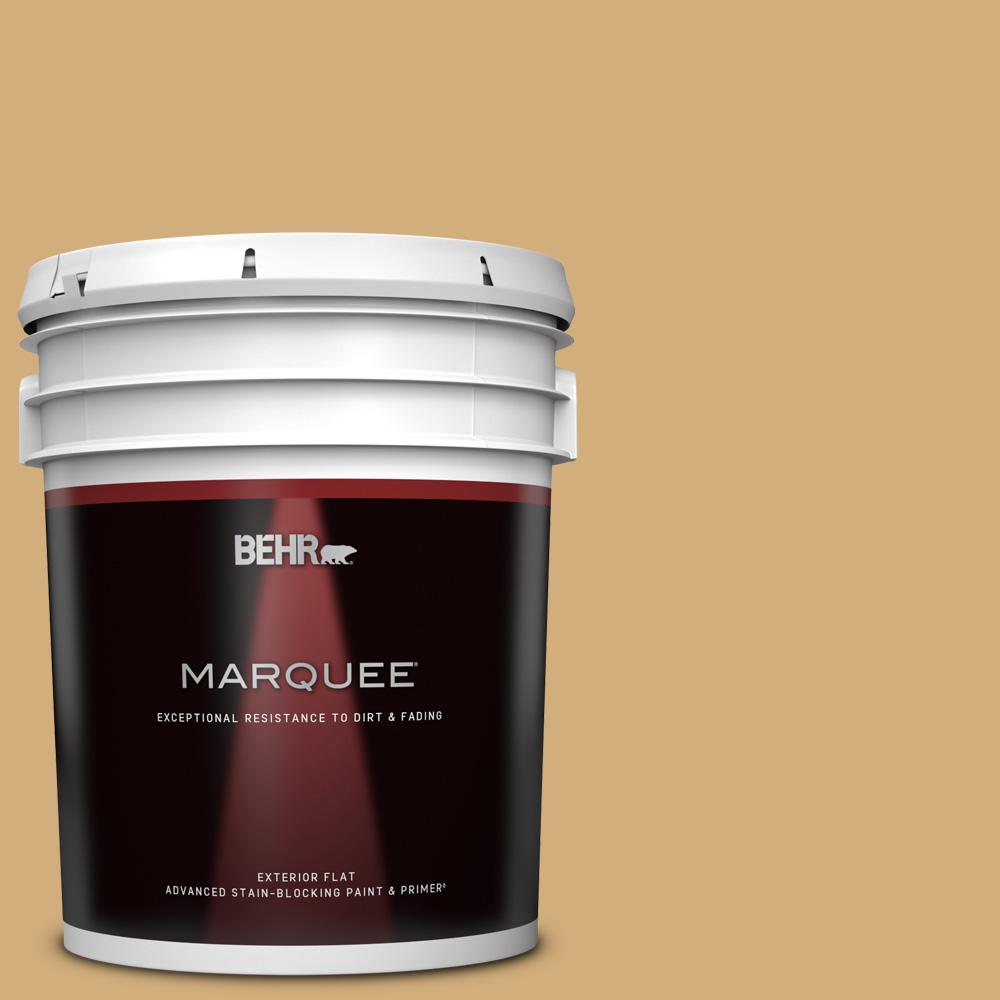 BEHR MARQUEE 5 gal. 310F4 Rye Flat Exterior Paint and