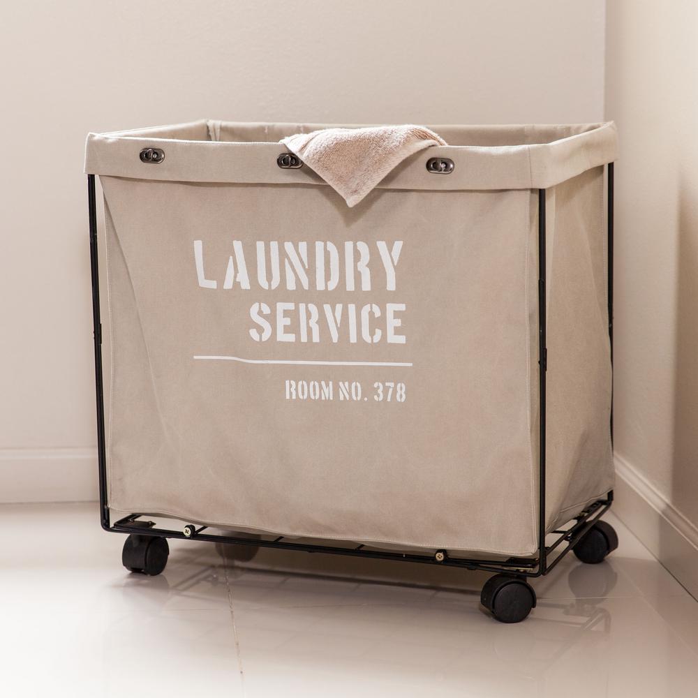 canvas laundry hamper