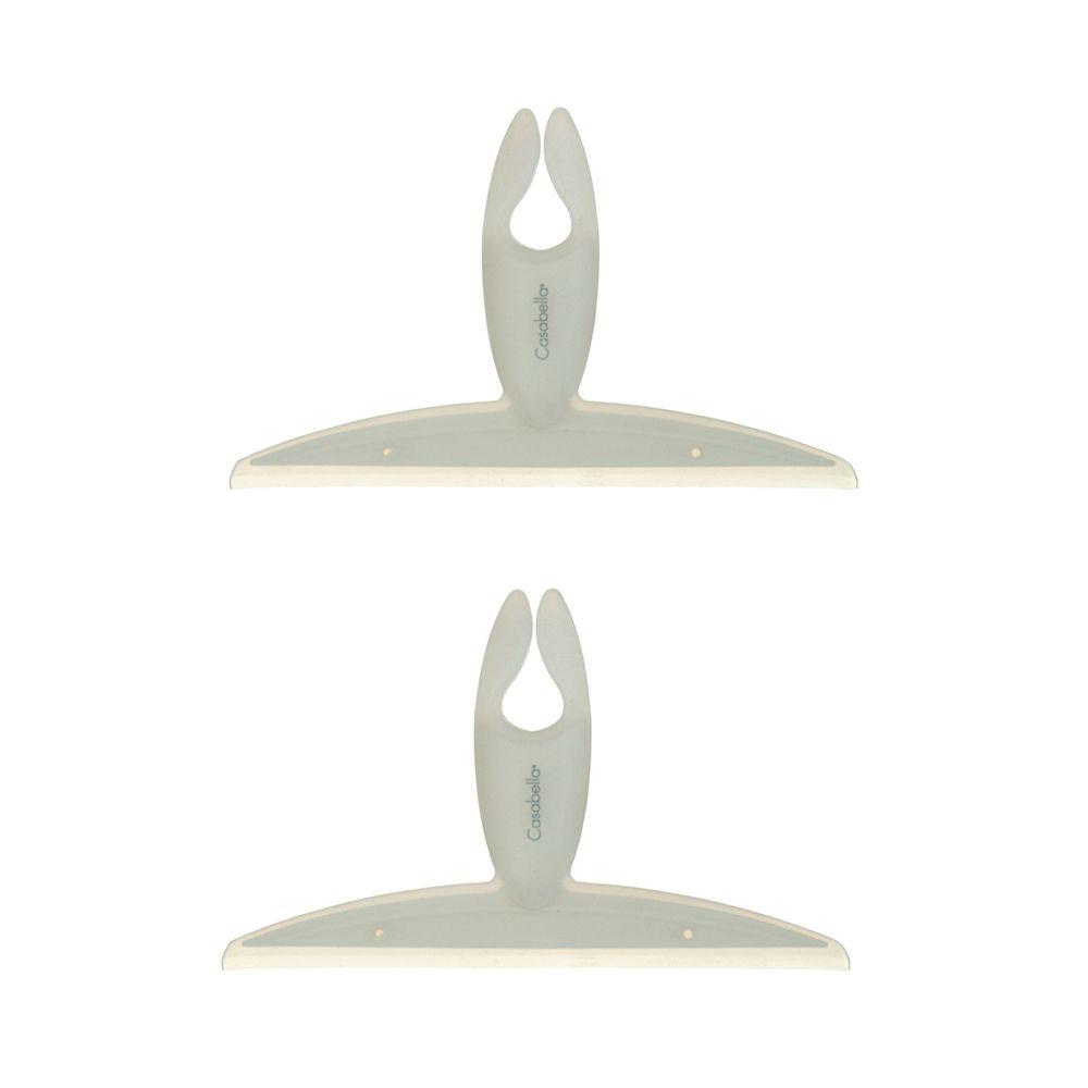 Casabella ClipOn Silicone Squeegee (2Pack)3964 The Home Depot