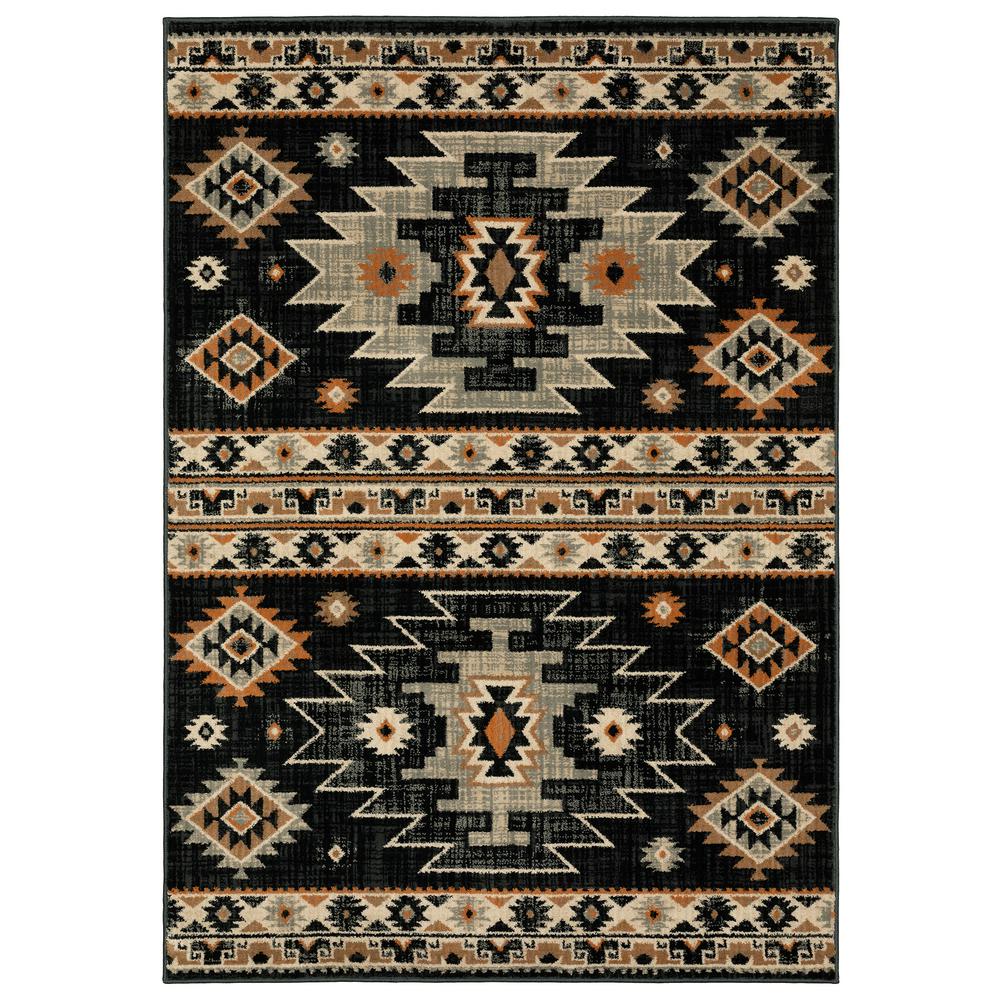 Home Decorators Collection Labyrinth Multi 4 ft. x 6 ft. Area Rug
