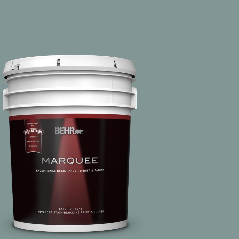 BEHR MARQUEE 5 gal. T1815 In The Moment Flat Exterior Paint and