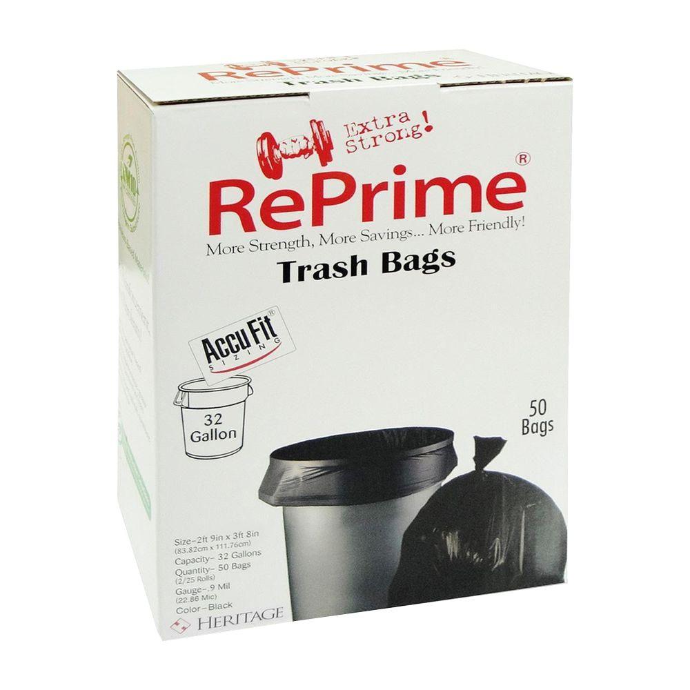 Heritage 32 gal. Can Liners (50 per Box)HERH6644TKRC1 The Home Depot