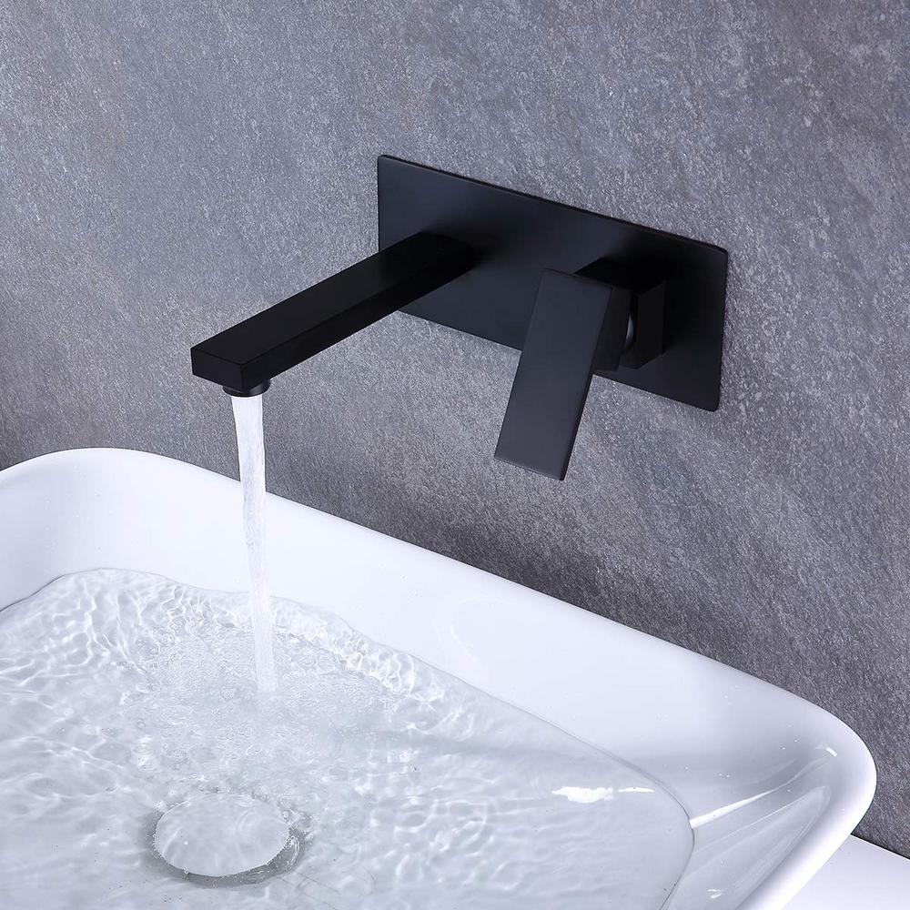 Single Handle Wall Mount Bathroom Sink Faucet - Bathroom Poster
