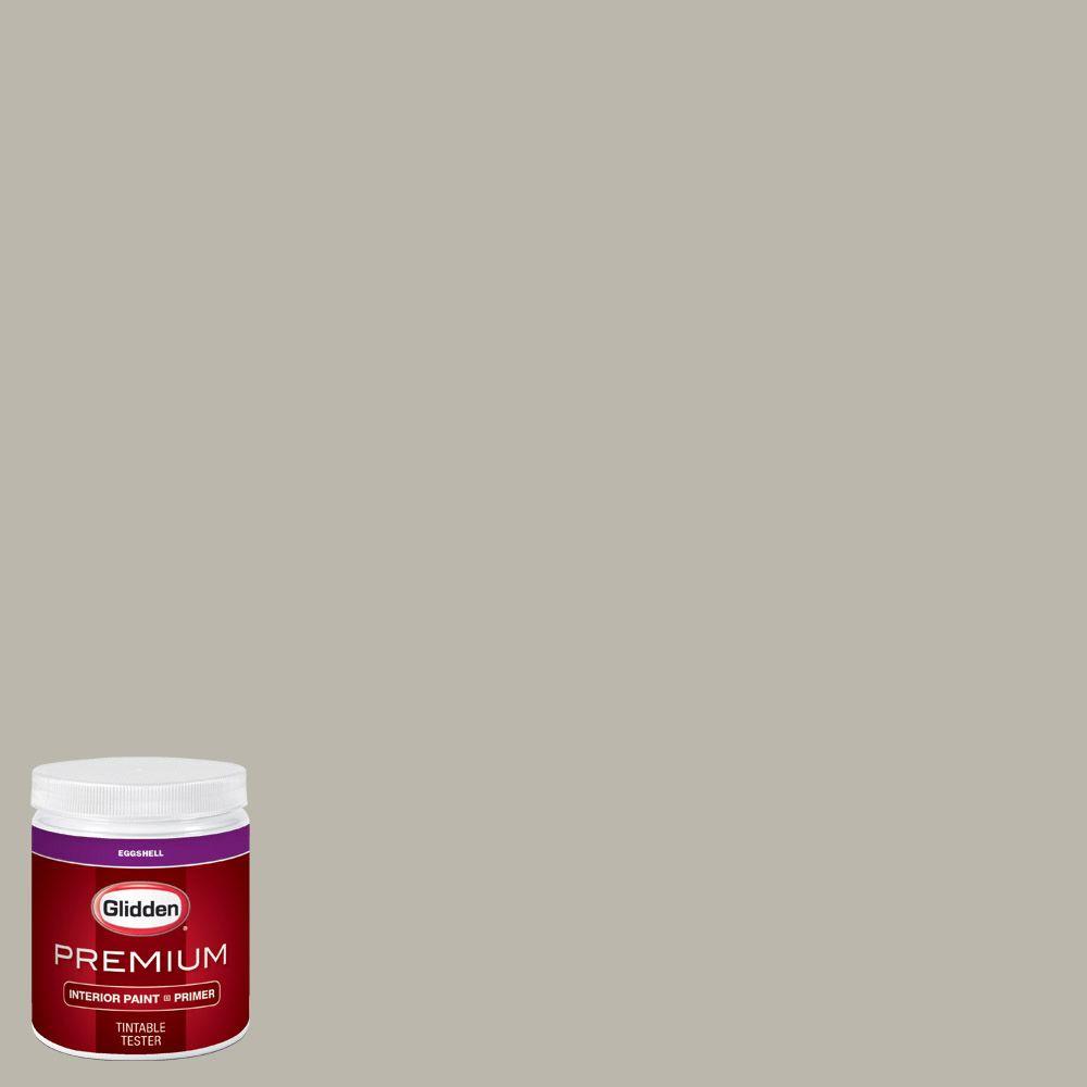 Glidden Premium 8 oz. HDGWN50 Pewter Grey Eggshell Interior Paint with