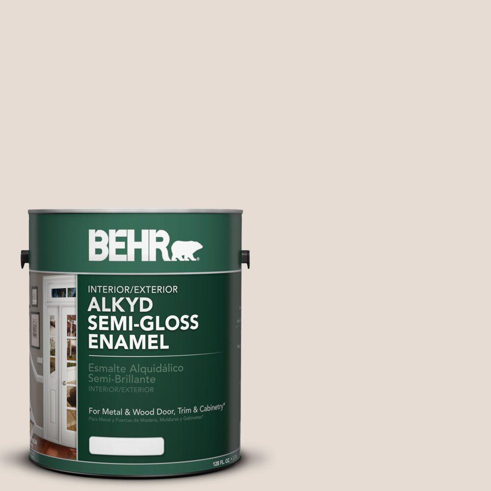 BEHR 1 gal. AE2 Mocha Tint SemiGloss Enamel Alkyd