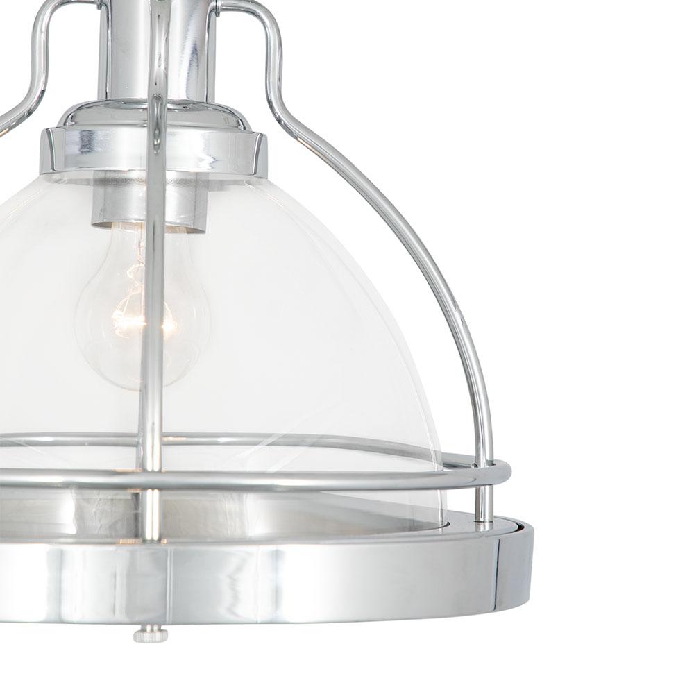Cordelia Lighting Round 13 In 1 Light Chrome Semi Flush Mount Light Chrome Semi Flush Mount