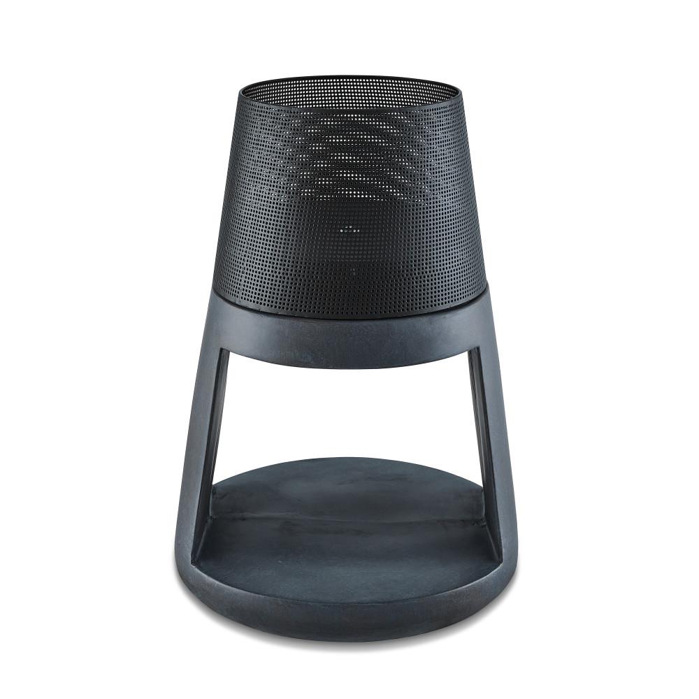 Danya B 29 25 In Outdoor Conic Wood Burning Faux Stone Fire Pit