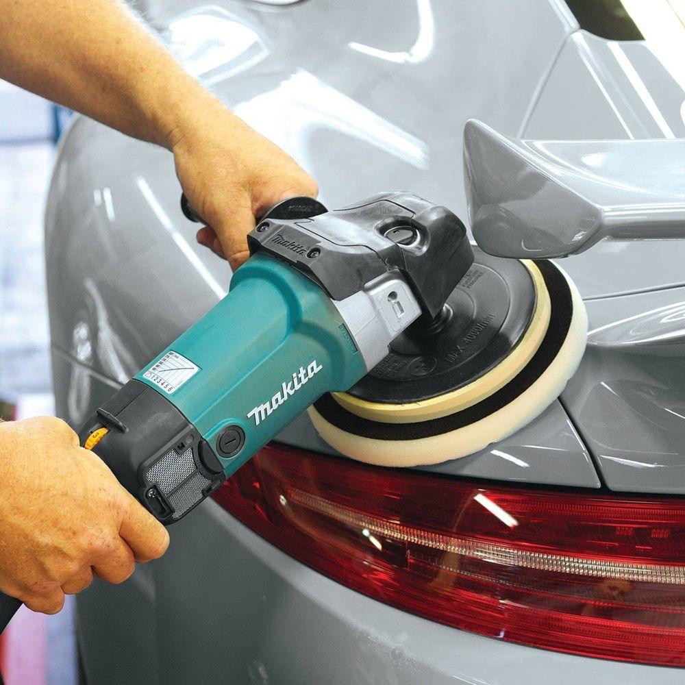 Makita 9237C 10 Amp 7-Inch Variable Speed Polisher//Sander for detailing and polishing