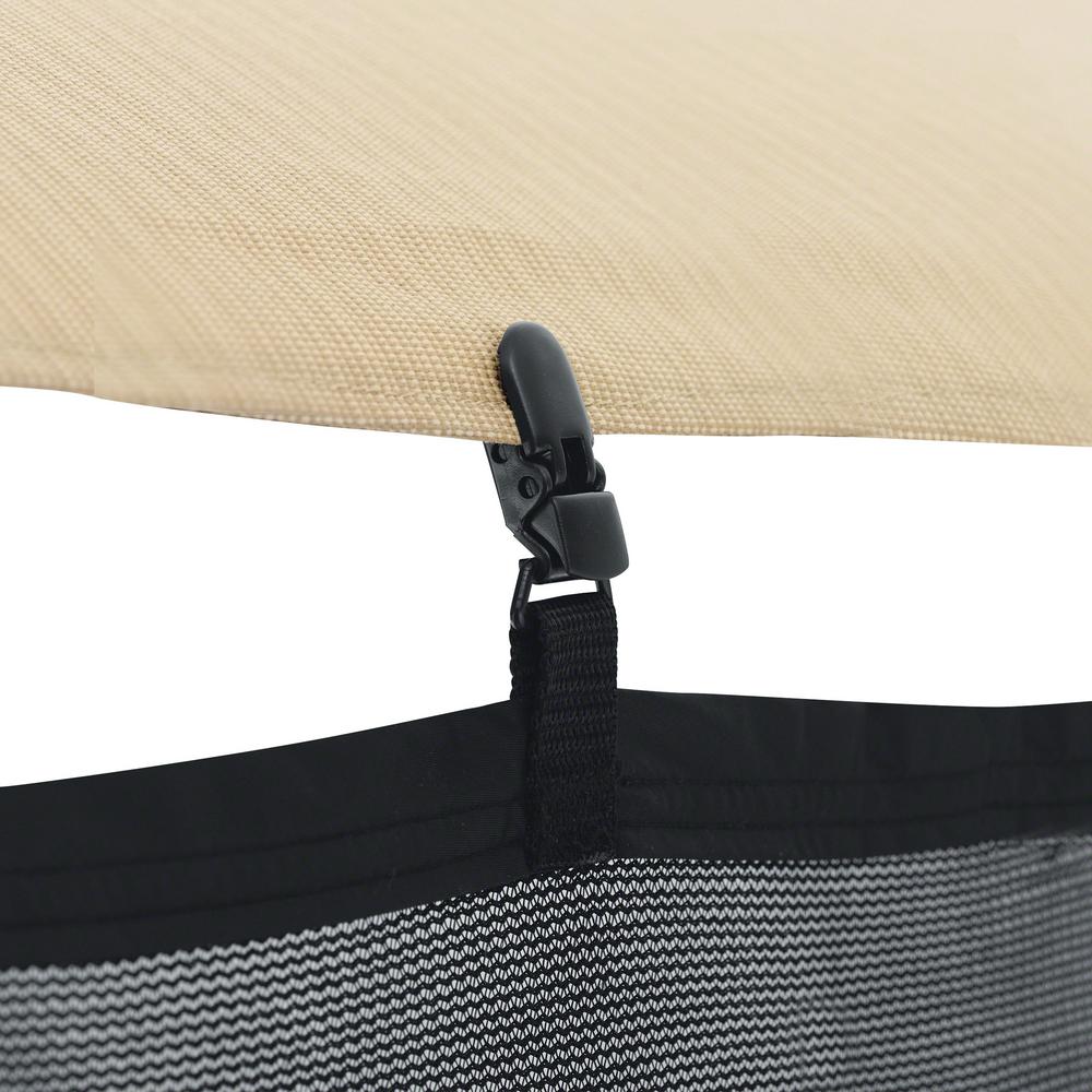 Classic Accessories 70 In L X 70 In W X 158 In H Universal Patio Umbrella Shade Screen 55 606 012401 Rt The Home Depot