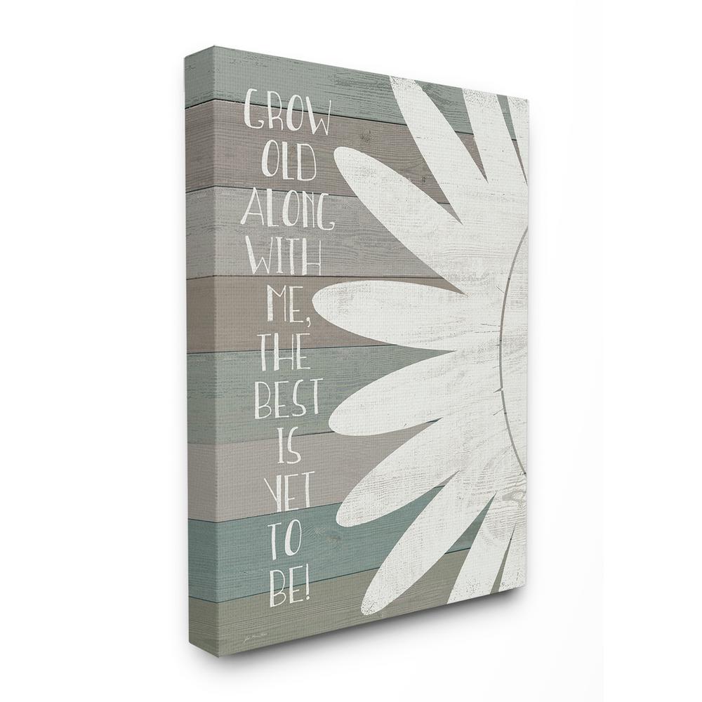 The Stupell Home Decor Collection 16 In X 20 In Grow Old Along