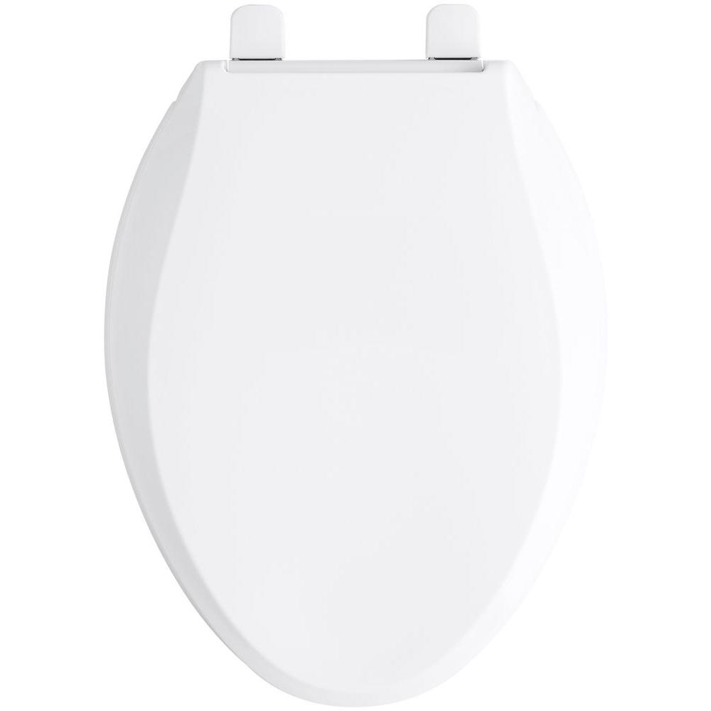 KOHLER Cachet Elongated Toilet Bowl Seat Quiet Close Lid Grip Tight