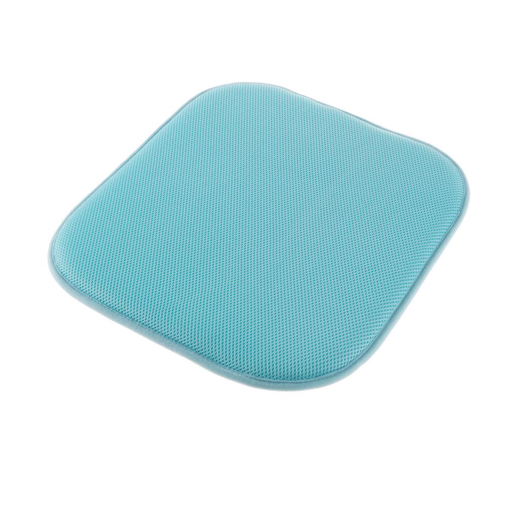Lavish Home Turquoise Memory Foam Non Slip Chair Pad Hw8911046 The Turquoise Memory Foam Non Slip Chair Pad